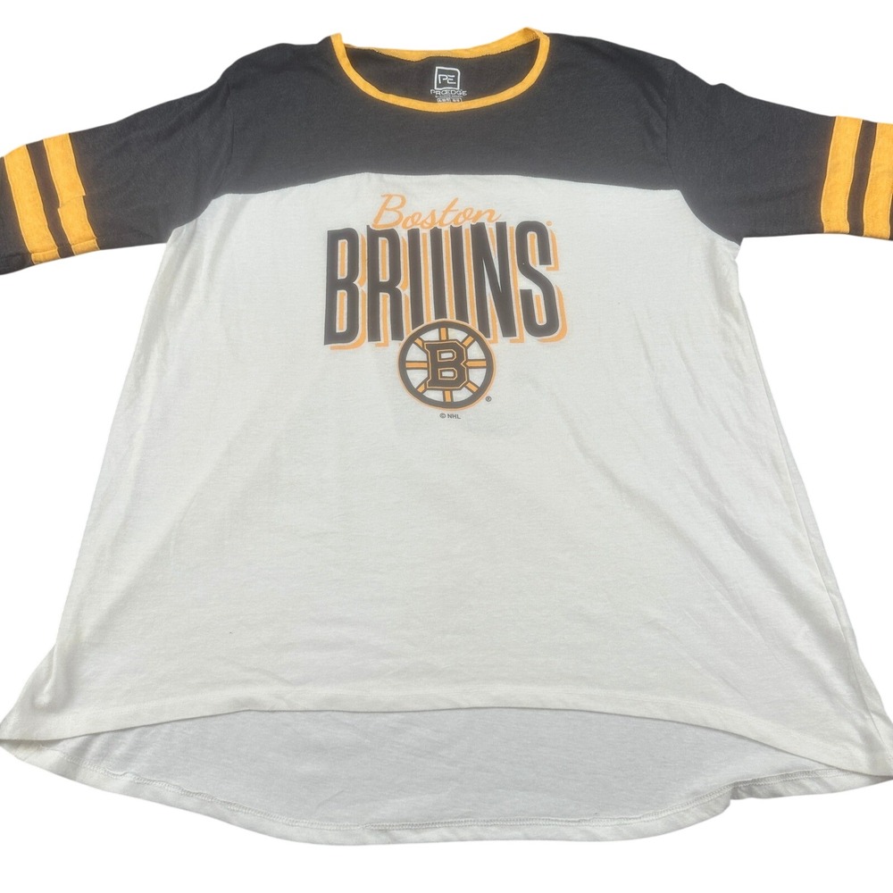 ProEdge Girls Boston Bruins Patrice Bergeron 37 Shirt XL 16/18 White Black NHL